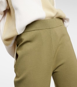 Pantalones de chándal acampanados de cintura alta para mujer, pantalones ODM informales con decoración de encaje, entrega de verano, tela duradera - Product Image 2