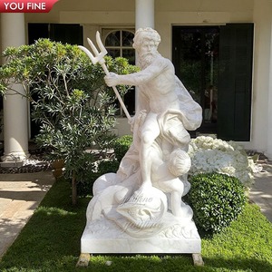 <span class=keywords><strong>Escultura</strong></span> de dios griego de Poseidón de mármol antiguo clásico - Product Image 1