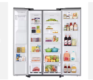 Refrigerador Eléctrico Independiente de Aluminio Resistente a Huellas Dactilares, Compatible con Autocaravanas, para Uso en Garajes y Hoteles, 27.4 pies cúbicos Hielo de Profundidad Estándar de 36 Pulgadas de Ancho - Product Image 3