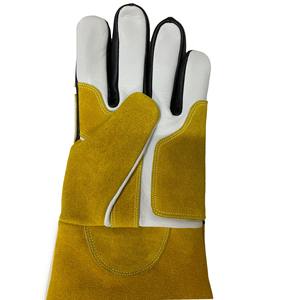 Guantes de trabajo personalizables antideslizantes a un precio competitivo para uso informal al aire libre Logotipo Seguridad industrial de cuero de alta calidad - Product Image 3