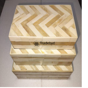 Caja decorativa con incrustaciones de resina para almacenamiento de regalos, recuerdo, decoración del hogar, organizador hecho a mano Premium de Tradebyd - Product Image 1