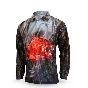 Camisa de pesca para hombre Camisas al por mayor Pesca de secado rápido Ropa deportiva transpirable Ropa de pesca de alta calidad - Product Image 1