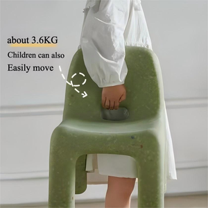 เก้าอี้พลาสติก PE สำหรับเด็กอนุบาลเก้าอี้พลาสติกแบบนอร์ดิกคลาสสิกเป็นมิตรกับสิ่งแวดล้อม - Product Image 6