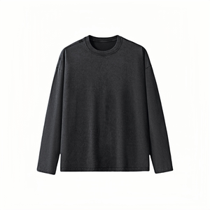Sudadera Unisex de Manga Larga 100% Algodón Grueso 2025, Moda Urbana, Sudadera de Invierno, Logotipo Personalizado, Ropa Casual al por Mayor - Product Image 2