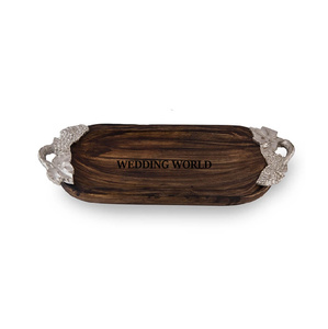 Bandeja de Chocolate de diseñador más vendida con forma de rectángulo, artículos de restaurante y boda hechos a mano, bandeja de Chocolate nueva de lujo al por mayor - Product Image 6