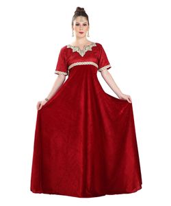 Moroccan Islamic <b>Kaftan</b> <b>Beach</b> Fancy Modern Floor Length Long Sleeve <b>For</b> Women Dress - Product Image 1