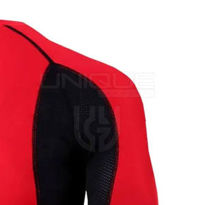 Custom Made Simple Plain Blank Color sólido Rash Guard Venta caliente MMA Rush Guard Ropa deportiva Rash Guards - Product Image 6