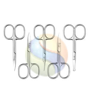 Tijeras para Cutículas de Salón de Belleza Elite, Punta de Flecha Súper Afilada, Diseño Multicolor, Tijeras Curvas de Lujo para Cutículas, Ultra Afiladas - Product Image 1