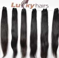 Extensions de Cheveux Humains Indiens de Haute Qualité, Vierges, Bruts, à Cuticules Alignées, Styles Lisses, Ondulés Naturels et Bouclés