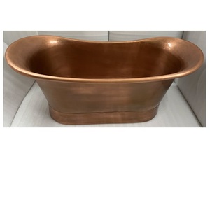 Baignoire en cuivre artisanale de qualité supérieure, rectangulaire et ovale, avec bain à remous, distributeurs directs en Inde, fabricants, fournisseurs - Product Image 6