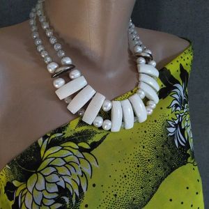 Collier en résine de mode indienne fait à la main de meilleure qualité pour dames filles promotion exclusive de bijoux de symbole chrétien naturel - Product Image 4