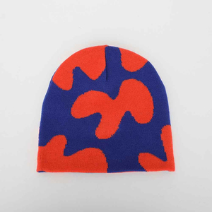 Diseño personalizado bordado Logo sombrero Unisex 100% acrílico liso alta calidad teñido gorra de punto Gorras al por mayor invierno cálido gorro de esquí - Product Image 3
