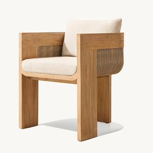 Chaise individuelle de style moderne, adaptée à l'extérieur, avec accoudoirs confortables, durable et résistante aux termites - Product Image 6