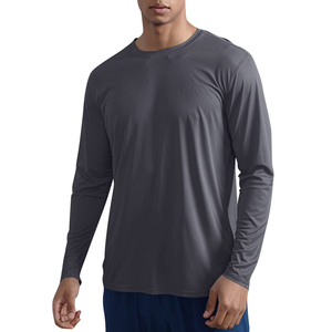 Camiseta Deportiva de Manga Larga para Hombre, Ajuste Regular, Diseño Personalizado, Compresión, Transpirable, para Gimnasio y Fitness - Product Image 1