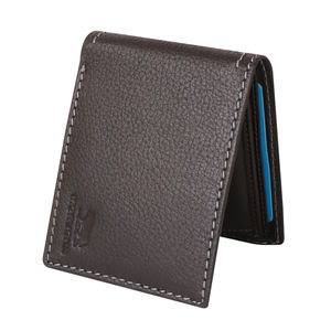 Portefeuille en cuir véritable unisexe Elite à fermeture ouverte avec emplacements pour cartes, couture élégante, fonction portable, design chic, fabrication indienne - Product Image 3