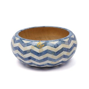 ชามเสิร์ฟอาหารทำด้วยมือทำจากไม้และมุกขนาดใหญ่ชามเป็นมิตรต่อสิ่งแวดล้อมวัสดุส่งตรงจากโรงงาน - Product Image 1