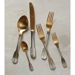 Ustensiles de cuisine Ensemble de couverts Design de finition Acier inoxydable Design entièrement métallique Outils de couverts de couleur Couverts brillants Ensemble de couverts - Product Image 4