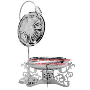 Chauffe-plat suspendu en acier inoxydable de qualité supérieure avec équipement de restauration de mariage au design élégant - Product Image 1