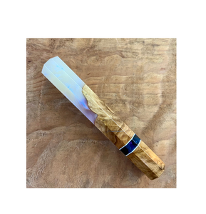 Mango de cuchillo de madera y resina de aspecto profesional Artesanías de gran calidad Diseñador superior Escala de resina Artesanías de Calidad exclusiva - Product Image 2