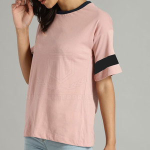 T-shirts pour femmes de couleur unie à bas prix T-shirts pour femmes en gros T-shirts pour femmes au design unique - Product Image 2