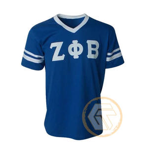 เสื้อยืดผู้หญิง Zeta Phi Beta แบบขายส่งสั่งทำได้ เสื้อผ้าชมรมนักศึกษา สวมใส่สบาย คุณภาพสูง ระบายอากาศได้ดี ผลิตจากผ้าฝ้ายผสมโพลีเอสเตอร์ สีพื้น - Product Image 4