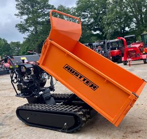 Chariot à benne basculante sur chenilles 1100 lb 2024, mini-dumper sur chenilles, équipement de construction hydraulique - Product Image 6