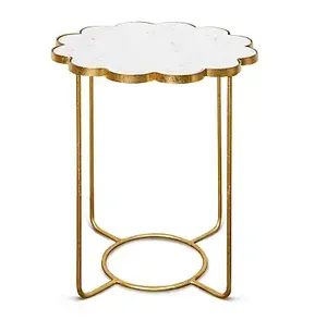 Design floral de qualité supérieure en marbre fer fait Table centrale bureau à domicile pour hôtel salon Restaurant café utilisation en gros - Product Image 1