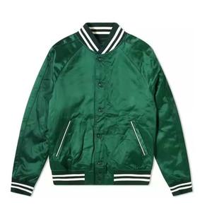 <b>White</b> color varsity <b>jacket</b> with black & <b>white</b> stripes customized plain with embroidery logo baseball <b>jacket</b> men's - Product Image 6