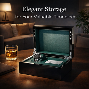 Caja de Reloj Personalizada para <span class=keywords><strong>Hombre</strong></span>, Caja de Reloj de Cuero de Lujo con Inserto de Almohada para Regalo de Marca, Caja de Reloj de Lujo para Exhibición - Product Image 3