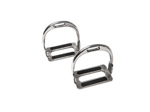 Suministros de equitación veterinaria de acero inoxidable, par de estribos para caballos, equipo de protección de tobillo antideslizante, equipo de seguridad ecuestre - Product Image 4