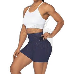 Women's High Waist V-Shape Seamless Yoga Booty <b>Shorts</b> Super Soft Gym <b>Leggings</b> for Fitness Athletic Workout Running Tummy Control - Product Image 4