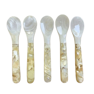 Cuchara de caviar de lujo al por mayor de nácar para restaurante, café, hotel, utensilios de mesa, hecha en fábrica de Vietnam - Product Image 1