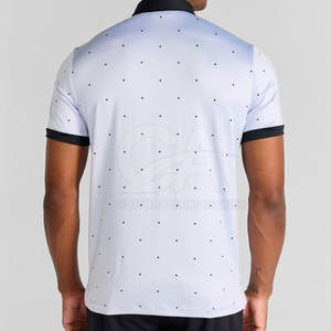 Camisetas de polo de golf de secado rápido Tarifa al por mayor 2025 OEM Logotipo personalizado Ropa de hombre Polo de golf Camisetas de manga corta - Product Image 4