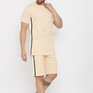 Conjunto de pantalones cortos de manga corta de alta calidad para hombre, nueva ropa informal de verano, conjunto de pantalones cortos para hombre - Product Image 2