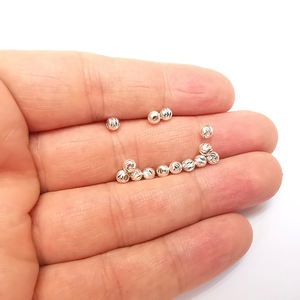Perles en argent sterling 925 à la mode avec taille personnalisée pour la vente en gros - Product Image 4