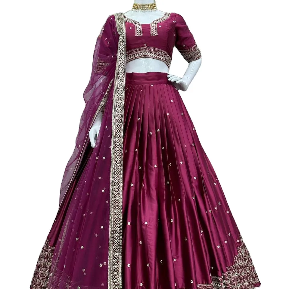 Presenting Beautiful Red Color silk Lehenga For Women wedding and party Wear Collections ready to buy
