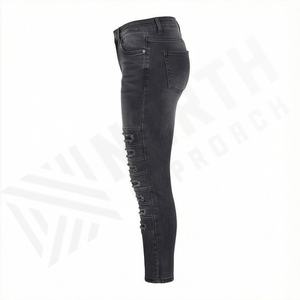 Pantalones Vaqueros de Mezclilla para Mujer, Color Personalizado, Secado Rápido, Estilo de Frente Plano, los Mejores Jeans Personalizados al por Mayor, Nuevo Estilo - Product Image 3