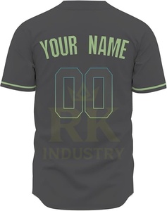 Camiseta de Béisbol 2025-26 al por Mayor, Transpirable, Personalizable para Equipos Nacionales, 100% Poliéster, Unisex, Servicio OEM, Gran Venta - Product Image 4