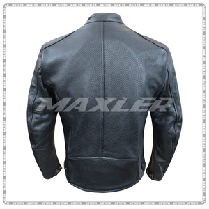 Chaquetas de Motocicleta de Cuero para Hombre, Diseño 2023, a la Moda, de Alta Calidad, Transpirables, de Secado Rápido, Resistentes al Viento, Venta Directa de Fábrica - Product Image 4