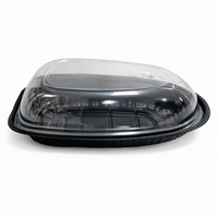 Emballage jetable pour poulet rôti avec couvercles perforés, conteneur pour dinde, boîte d'emballage pour sushi frais, boîte à gâteaux, fruits emballés