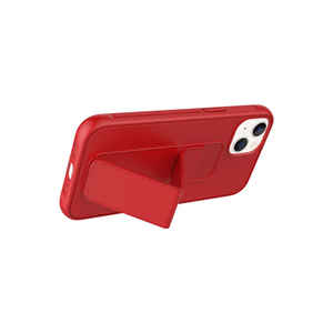 Coque de protection Netzy Premium SAFA Qstand vert foncé pour iPhone 14 Plus, en silicone souple avec fonction anti-traces de doigts - Product Image 3