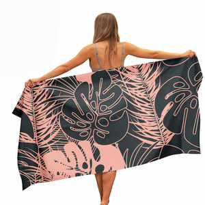 Wholesale Personalized Promotional Sand Free Sublimation Beach Towel Blank White Quick Dry - Product Image 2