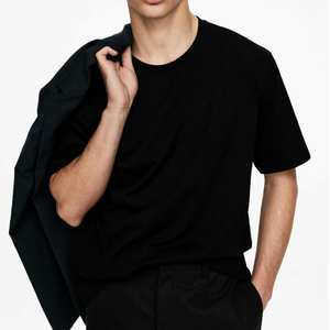 T-shirt décontracté pour hommes du meilleur fabricant 100% coton avec impression numérique Service OEM Conception d'épaule déroulante - Product Image 3