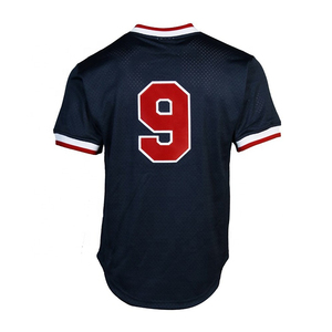 Camisetas de béisbol personalizadas, venta al por mayor, diseño personalizado, bordado, sarga, camisetas de béisbol, ropa de equipo, OEM personalizado. - Product Image 5