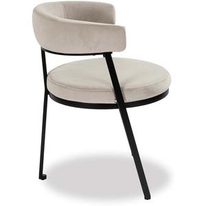 Silla de Comedor Moderna de Acero Inoxidable con Asiento Acolchado Tapizado para Muebles de Hogar, Restaurante, Hotel, Bodega, Eventos - Product Image 4