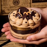 Velas Aromáticas Únicas y Lindas, Velas Grandes Hechas a Mano en Frascos de Vidrio con Aroma a Postre de Crema, Regalos Aromáticos al por Mayor para Decoración del Hogar