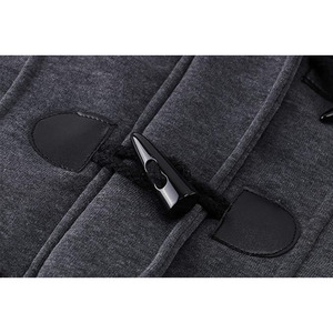 Sweat à capuche décontracté pour homme en polaire avec poche, coupe classique, uni, respirant et à séchage rapide pour un usage quotidien, hiver 2025/2026 - Product Image 4