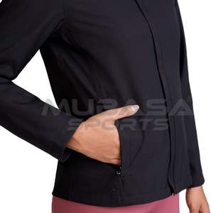 Women Zip up <b>Hoodies</b> Oversize Y2K Zipper Varsity Jacket Light Weight Wind Proof Jacket for Women High Quality Jacket - Product Image 3