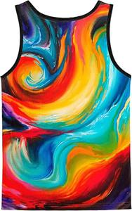 OEM personalizado impreso gimnasio chalecos ligeros atléticos camisetas sin mangas con bajo MOQ para gimnasios y equipos - Product Image 5