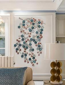 Hermosa Decoración de Pared con Flores Azules, Ideal para Eventos, Decoración Festiva y Regalos para Ocasiones Especiales, Uso de la India - Product Image 2